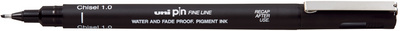 uni-ball Feutre technique PIN Chisel 3.0, noir
