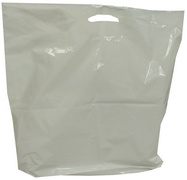 HAPPEL Sac cabas en LDPE, (L)550 x (P)50 x (H)600 mm, blanc
