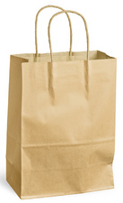 MAILmedia Sac en papier avec cordelette, 8,7 litres, marron