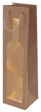 SUSY CARD Sac cadeau pour bouteille "Golden bottle"