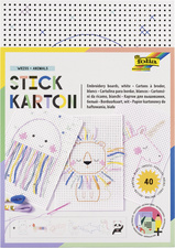 folia Carton à broder "Animals", 175 x 245 mm, multicolore