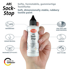 ViVA DECOR Peinture antidérapante ABS Sock-Stop, rouge