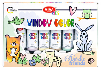 ViVA DECOR Kit Window Color Viva KIDS "Nordic Friends"
