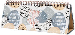 sigel Calendrier de table Jolie "Apricot Inspiration"