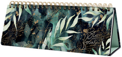 sigel Calendrier de table Jolie "Glamorous Leaves"
