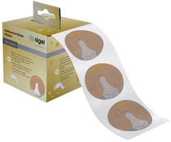 sigel Sticker de Noël "Polar bear with shooting star"