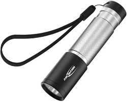 ANSMANN Lampe de poche LED, Daily Use 70B, argent/noir