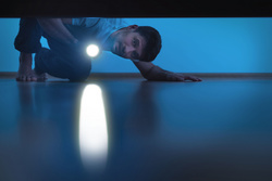 ANSMANN Lampe de poche LED, Daily Use 150B, argent/noir
