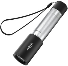 ANSMANN Lampe de poche LED, Daily Use 300B, argent/noir