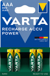 VARTA Pile NiMH "Rechargeable Accu", Micro (AAA), 800 mAh