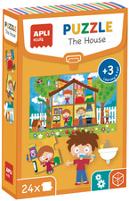 APLI kids Puzzle éducatif "The House",  24 pièces