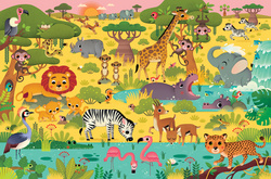 APLI kids Puzzle observation junior "La savane", 60 pièces
