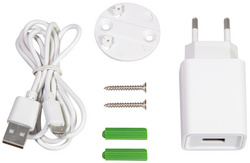 LogiLink Caméra IP Smart Wi-Fi, compatible Tuya, blanc