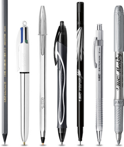 BIC Kit d'écriture "SILVER" avec carnet de notes, 8 pièces
