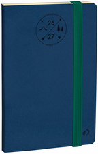 QUO VADIS Agenda Horizontal 24 SD Prestige, 2026/2027, bleu