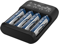 ANSMANN Chargeur "Lithium 4", pour les piles NiMH & Li-ion