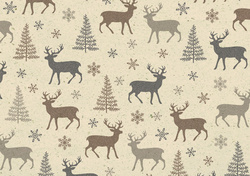 SUSY CARD Papier cadeau de Noël "Forêt de Noël"