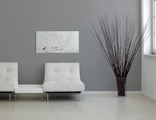 sigel Tableau magnétique en verre Artverum Design Marbre &