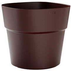tera Pot de fleurs "Andromeda", diamètre: 280 mm, bourgogne