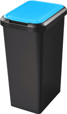 CEP Poubelle de tri sélectif Touch & Lift, 45 litres, bleu