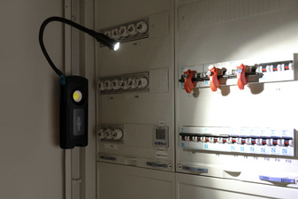 ANSMANN Lampe de travail LED à batterie WL 1500R Pocket Flex