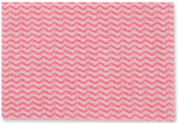 HYGOCLEAN Torchon & chiffon de nettoyage, couché, rouge
