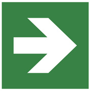 EXACOMPTA Plaque de signalisation "Flèche vers la droite"