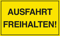 EXACOMPTA Hinweisschild "Privatparkplatz", blau/weiß