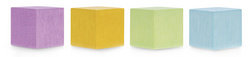 magnetoplan Aimant néodyme Wood Series Cube, coloré