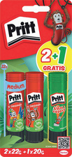 Pritt Bâton de colle BTS 2025, multipack, 2x 11 g + 1x 10 g