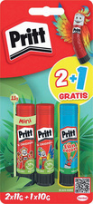 Pritt Bâton de colle BTS 2025, multipack, 2x 11 g + 1x 10 g