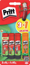 Pritt Bâton de colle BTS 2025, multipack, 3x 11 g + 1x 10 g