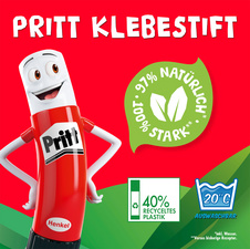 Pritt Bâton de colle BTS 2025, multipack, 2x 11 g + 1x 10 g