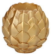 STARPAK Bougie sphérique "Pine Cone", or