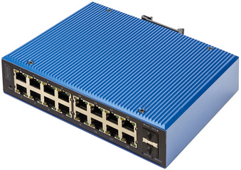 DIGITUS Switch industriel Gigabit Ethernet, manageable L2