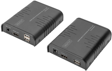 DIGITUS Extenseur récepteur HDMI KVM IP, Full HD