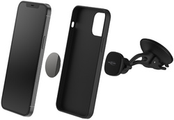 ANSMANN Support magnétique de smartphone pour voiture, noir