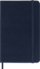 MOLESKINE Agenda 2026, journalier, L/A5, rigide, bleu