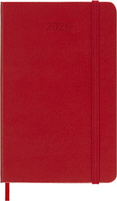 MOLESKINE Agenda 2026, journalier, L/A5, rigide, rouge