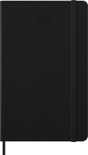 MOLESKINE Agenda 2026, semainier, L/A5, rigide, vert