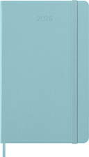 MOLESKINE Agenda 2026, semainier, L/A5, rigide, vert