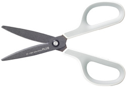 PLUS JAPAN Ciseaux universels FITCUT CURVE Fluor, gris/blanc