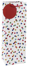 Clairefontaine Sac cadeau pour bouteille "Pois colorés"