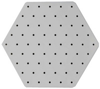 Hama Plaque perforée Maxi Stick "Hexagone", 140 x 160 mm