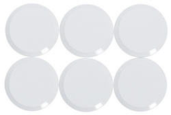 MAUL Aimant rond à facettes MAULpro, diamètre: 20 mm, blanc