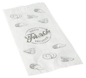 PAPSTAR Sachet à viande, petit, blanc