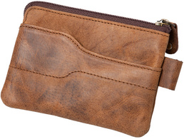 Alassio Étui pour clés, en cuir, marron