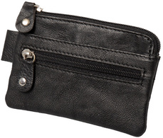 Alassio Étui pour clés, en cuir, marron