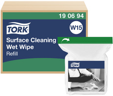 TORK Chiffon humide de nettoyage de surfaces, recharge