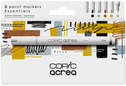 COPIC Marqueur acrea "Essentials", set de 6